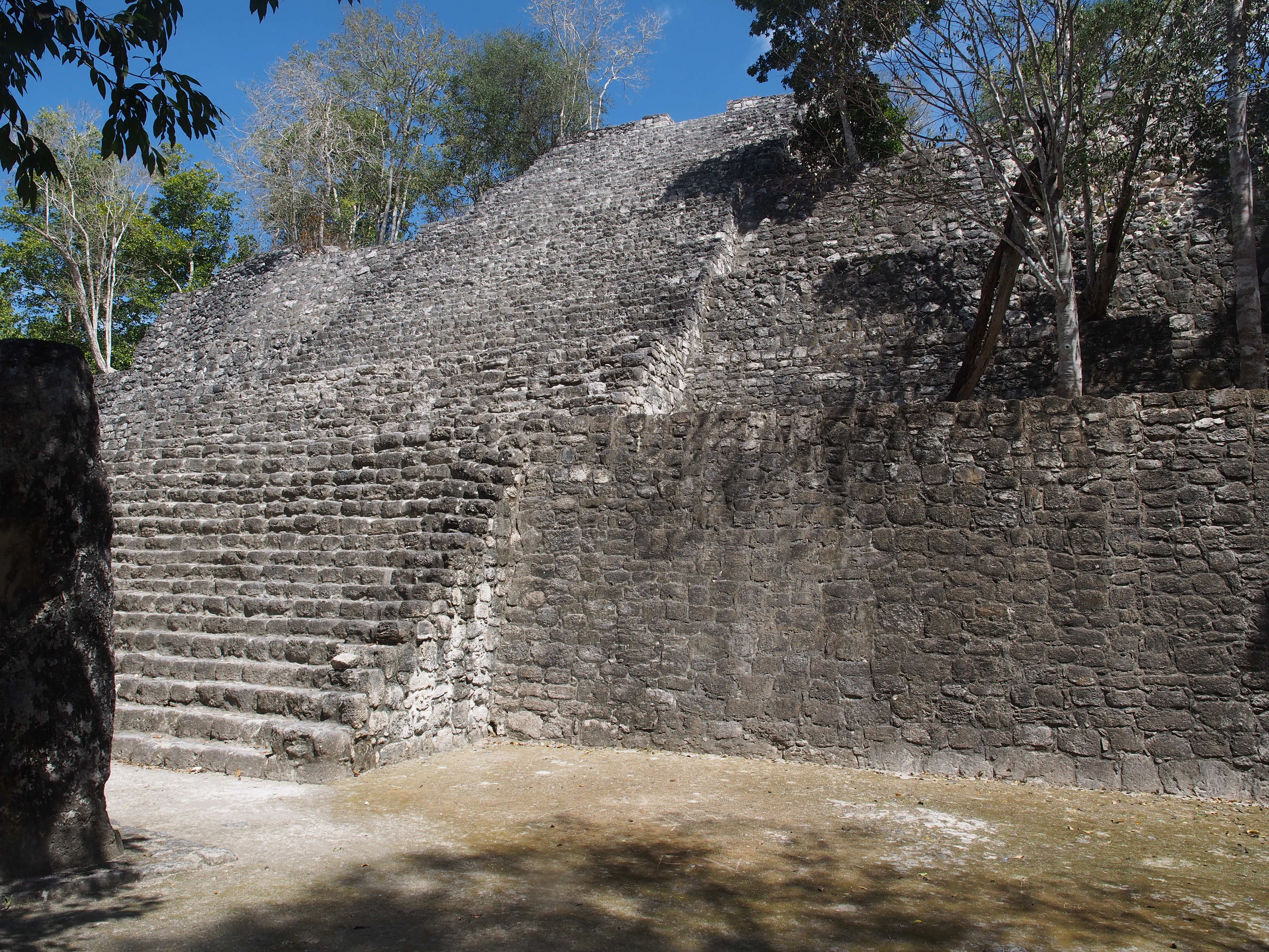 Mayan Pyramid Calakmul Mexico