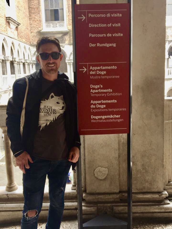 doge game of thrones meme at doge palace venice