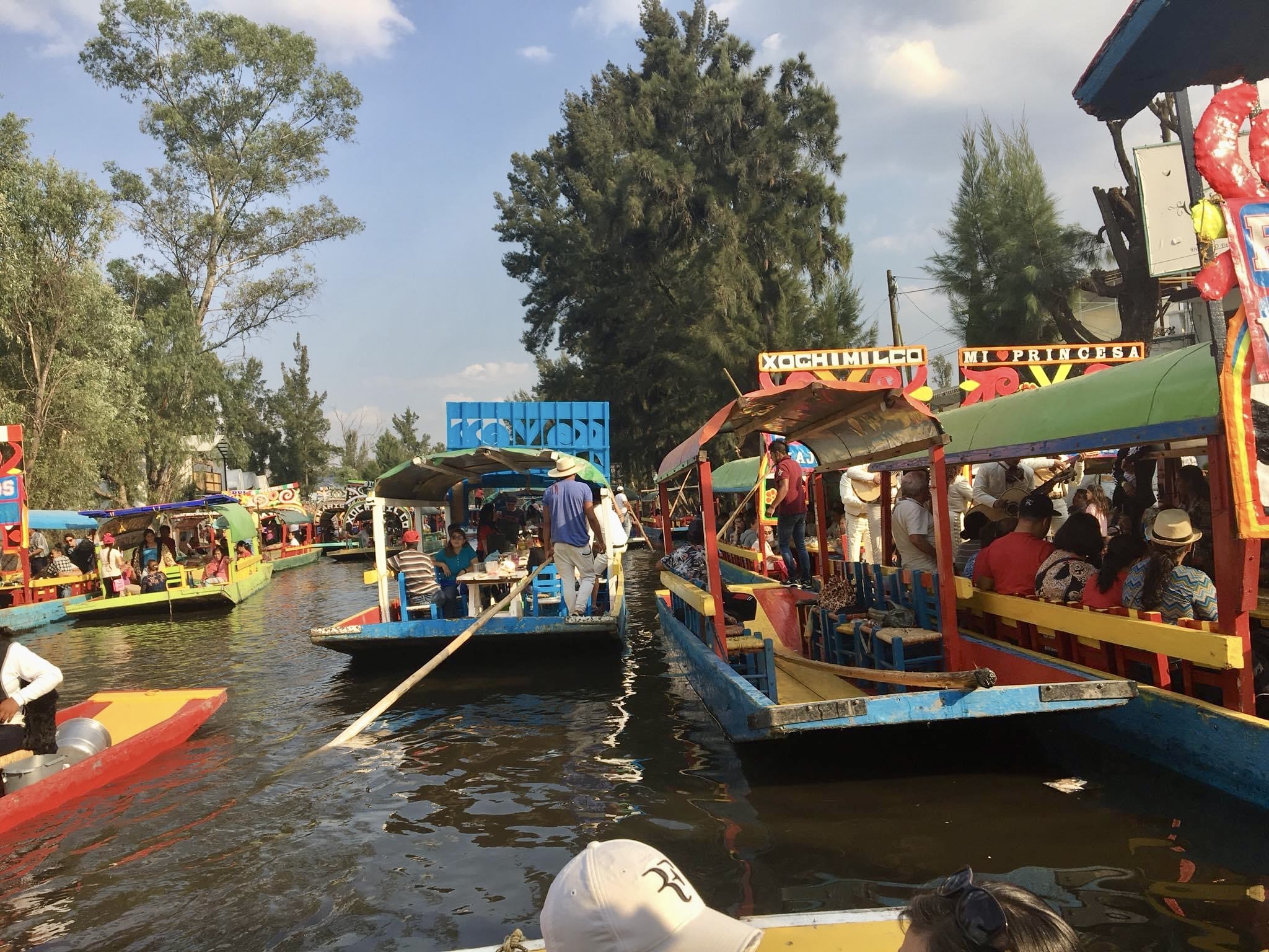 xochimilco barges boats